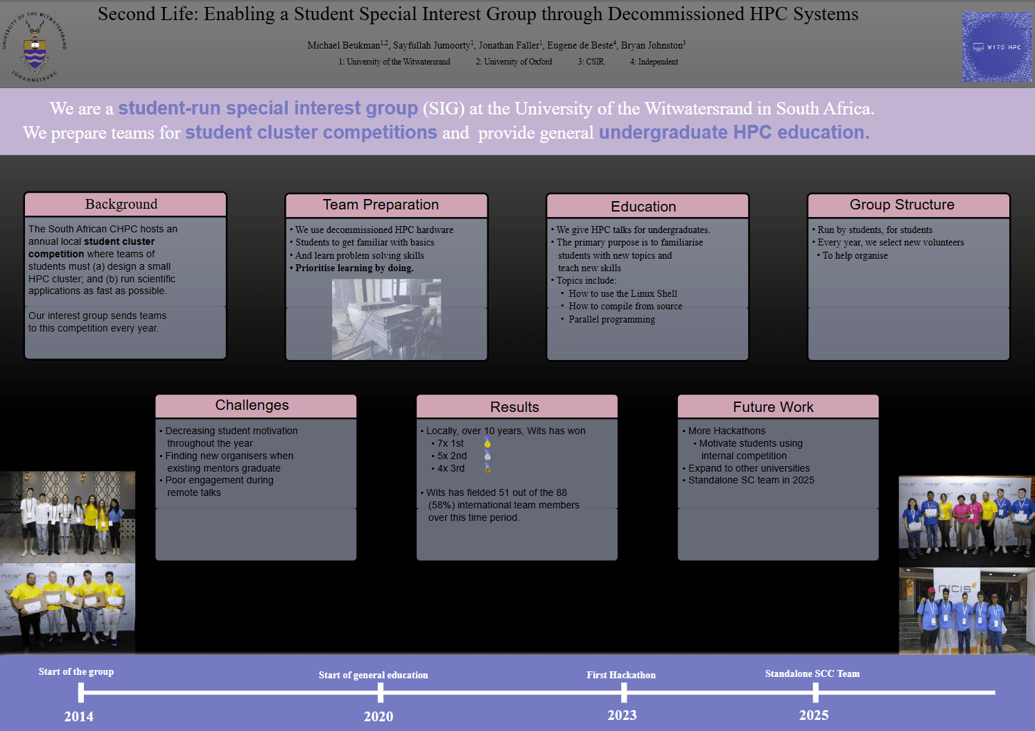 Second Life - Enabling a Student Special Interest Group through Decommissioned HPC Systems